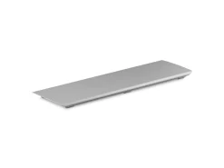 Aluminum drain cover for 60" x 34" shower base