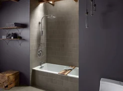Arch shower column