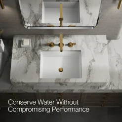 Bathroom sink faucet spout with Row design, 1.2 gpm