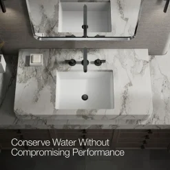 Bathroom sink faucet spout with Row design, 1.2 gpm