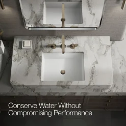 Bathroom sink faucet spout with Row design, 1.2 gpm
