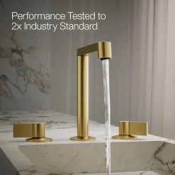 Bathroom sink faucet spout with Row design, 1.2 gpm
