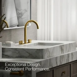 Bathroom sink faucet spout with Tube design, 1.2 gpm