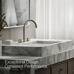 Bathroom sink faucet spout with Tube design, 1.2 gpm