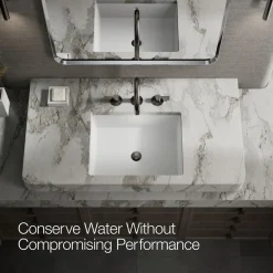 Bathroom sink faucet spout with Tube design, 1.2 gpm