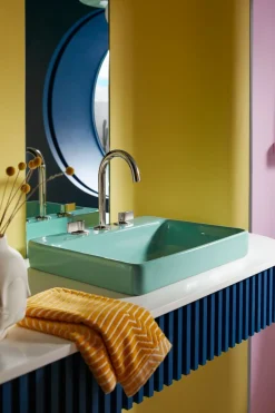 Bathroom sink faucet spout with Tube design, 1.2 gpm