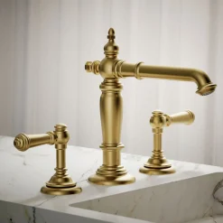 Bathroom sink faucet spout with Column design, 1.2 gpm