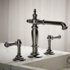 Bathroom sink faucet spout with Column design, 1.2 gpm