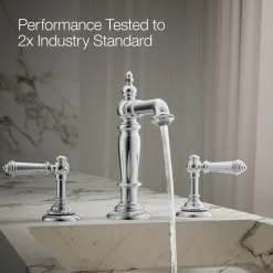 Bathroom sink faucet spout with Column design, 1.2 gpm