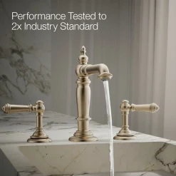 Bathroom sink faucet spout with Column design, 1.2 gpm
