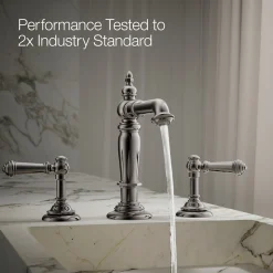 Bathroom sink faucet spout with Column design, 1.2 gpm
