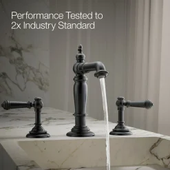 Bathroom sink faucet spout with Column design, 1.2 gpm