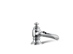 Bathroom sink faucet spout with Flume design, 1.2 gpm