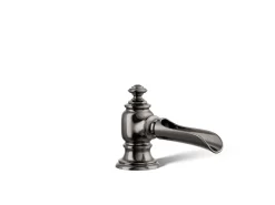 Bathroom sink faucet spout with Flume design, 1.2 gpm