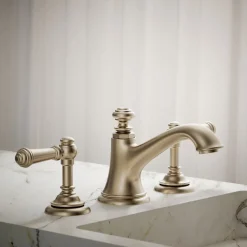 Bathroom sink faucet spout with Bell design, 1.2 gpm