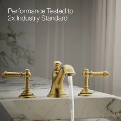 Bathroom sink faucet spout with Bell design, 1.2 gpm