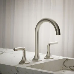 Bathroom sink faucet spout with Cane design, 1.2 gpm