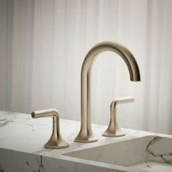 Bathroom sink faucet spout with Cane design, 1.2 gpm