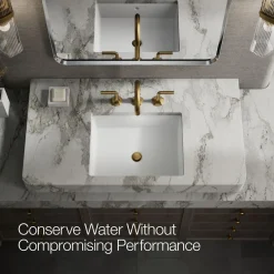 Bathroom sink faucet spout with Cane design, 1.2 gpm