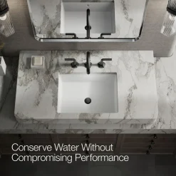 Bathroom sink faucet spout with Cane design, 1.2 gpm