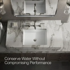 Bathroom sink faucet spout with Cane design, 1.2 gpm