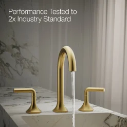 Bathroom sink faucet spout with Cane design, 1.2 gpm