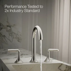 Bathroom sink faucet spout with Cane design, 1.2 gpm