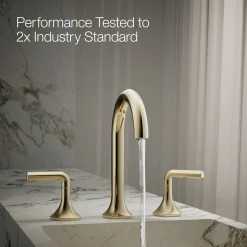 Bathroom sink faucet spout with Cane design, 1.2 gpm