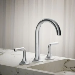 Bathroom sink faucet spout with Cane design, 1.2 gpm