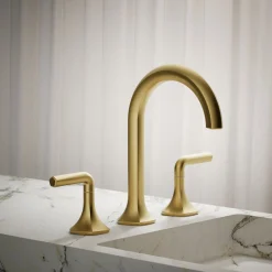 Bathroom sink faucet spout with Cane design, 1.2 gpm