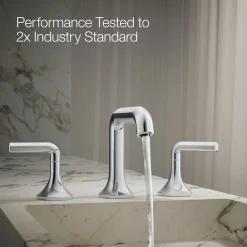 Bathroom sink faucet spout with Straight design, 1.2 gpm