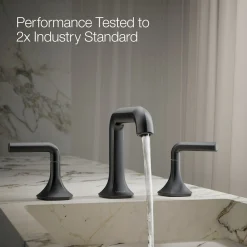 Bathroom sink faucet spout with Straight design, 1.2 gpm