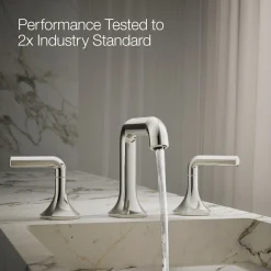 Bathroom sink faucet spout with Straight design, 1.2 gpm