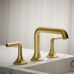 Bathroom sink faucet spout with Straight design, 1.2 gpm
