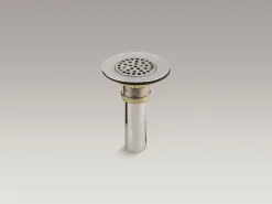 Brass sink drain and strainer with tailpiece for 3-1/2