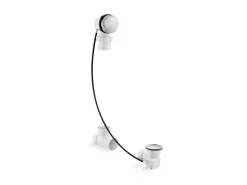 Cable bath drain, less PVC tubing