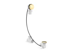Cable bath drain, less PVC tubing