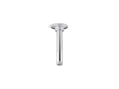 6" ceiling-mount single-function rainhead arm and flange