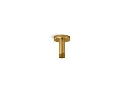 3" ceiling-mount single-function rainhead arm and flange