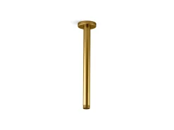 12" ceiling-mount single-function rainhead arm and flange