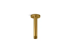 6" ceiling-mount single-function rainhead arm and flange