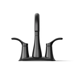 Centerset bathroom sink faucet, 0.5 gpm