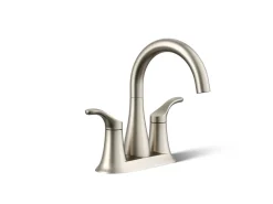 Centerset bathroom sink faucet, 1.2 gpm