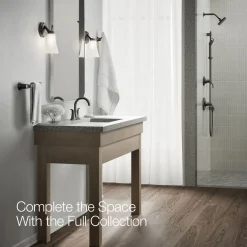 Centerset bathroom sink faucet, 1.2 gpm
