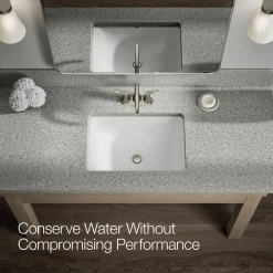 Centerset bathroom sink faucet, 1.2 gpm