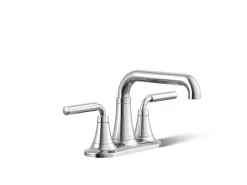 Centerset bathroom sink faucet, 0.5 gpm