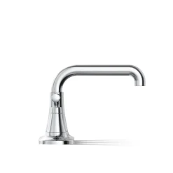 Centerset bathroom sink faucet, 0.5 gpm