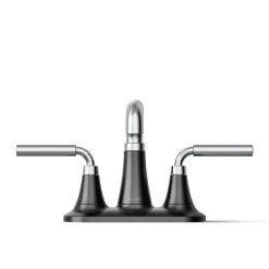 Centerset bathroom sink faucet, 0.5 gpm