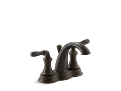 Centerset bathroom sink faucet, 1.2 gpm