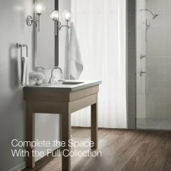 Centerset bathroom sink faucet, 1.2 gpm